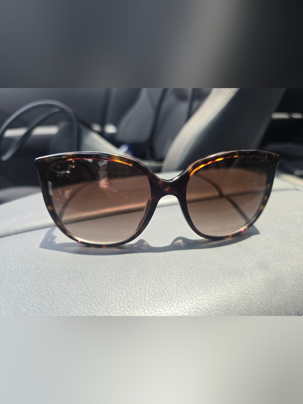 Michael Kors MK2137U Tortoiseshell Cat Eye Sunglasses - Brown